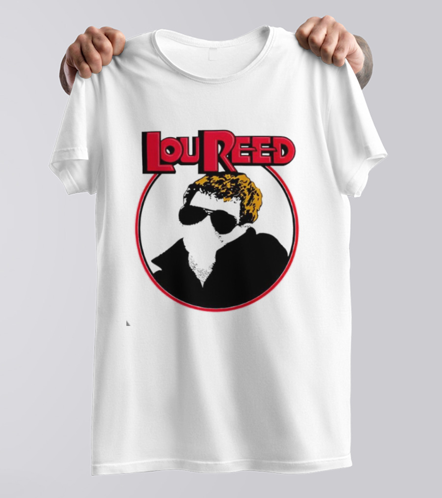 Lou Reed Sally Can’t Dance Circle Portrait T-Shirt