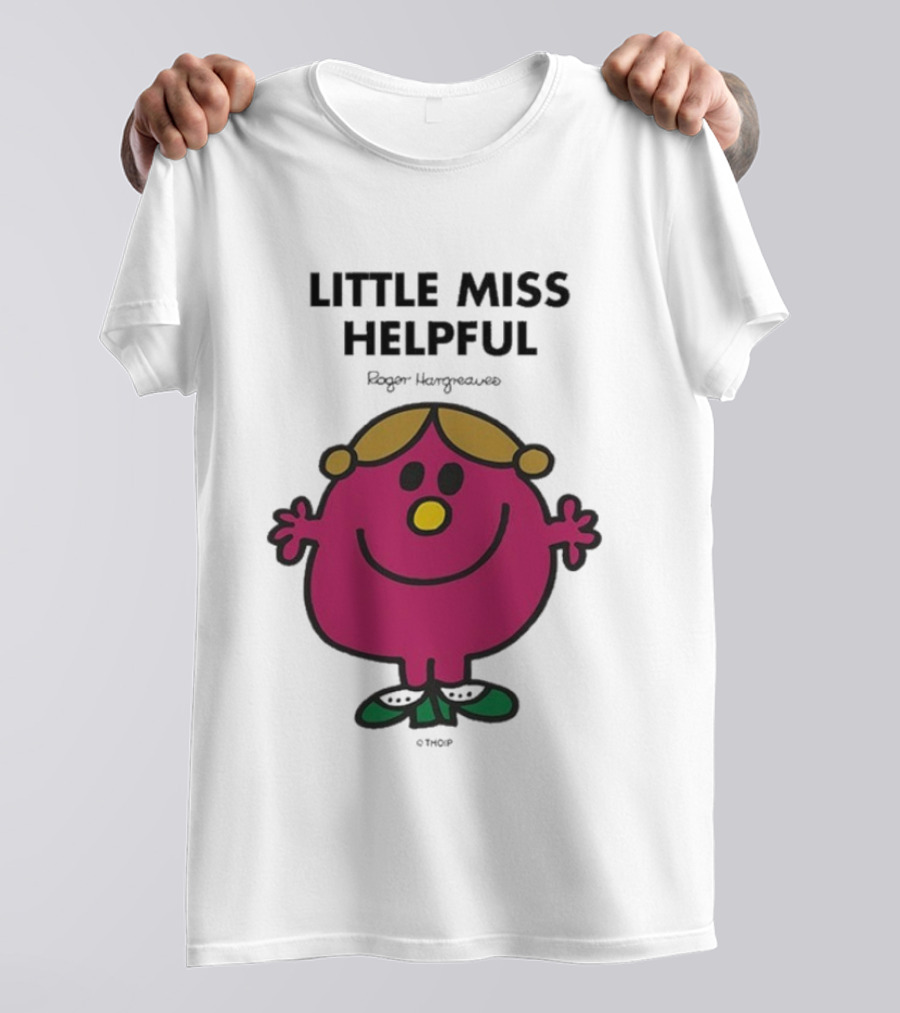 Little Miss Helpful Roger Hargreaves Character T-Shirt