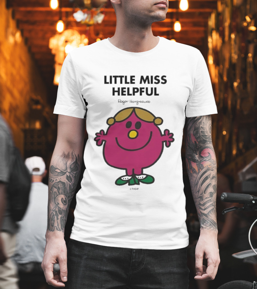 Little Miss Helpful Roger Hargreaves Character T-Shirt