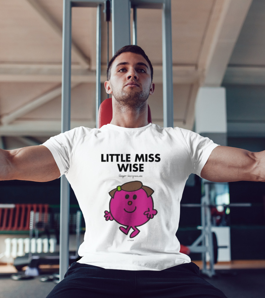 Mr. Men Little Miss Wise Roger Hargreaves Character T-Shirt