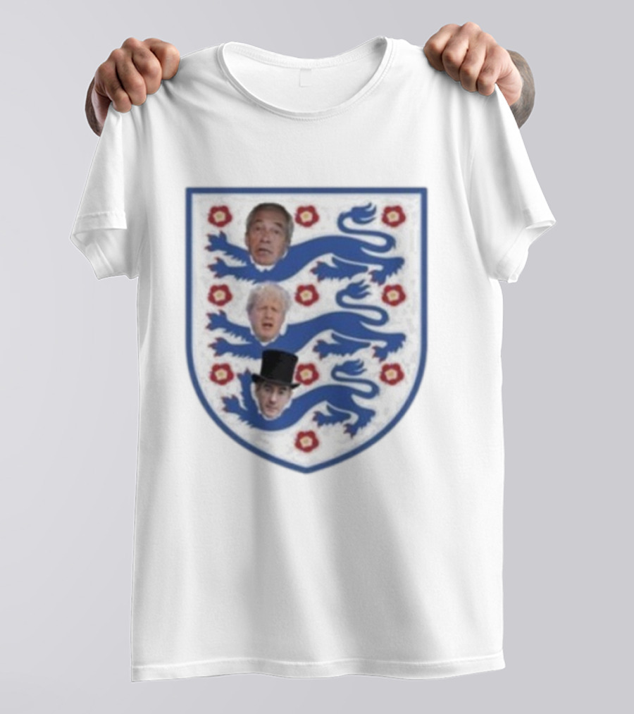 Three Liars On My England Football Crest Parody T-Shirt
