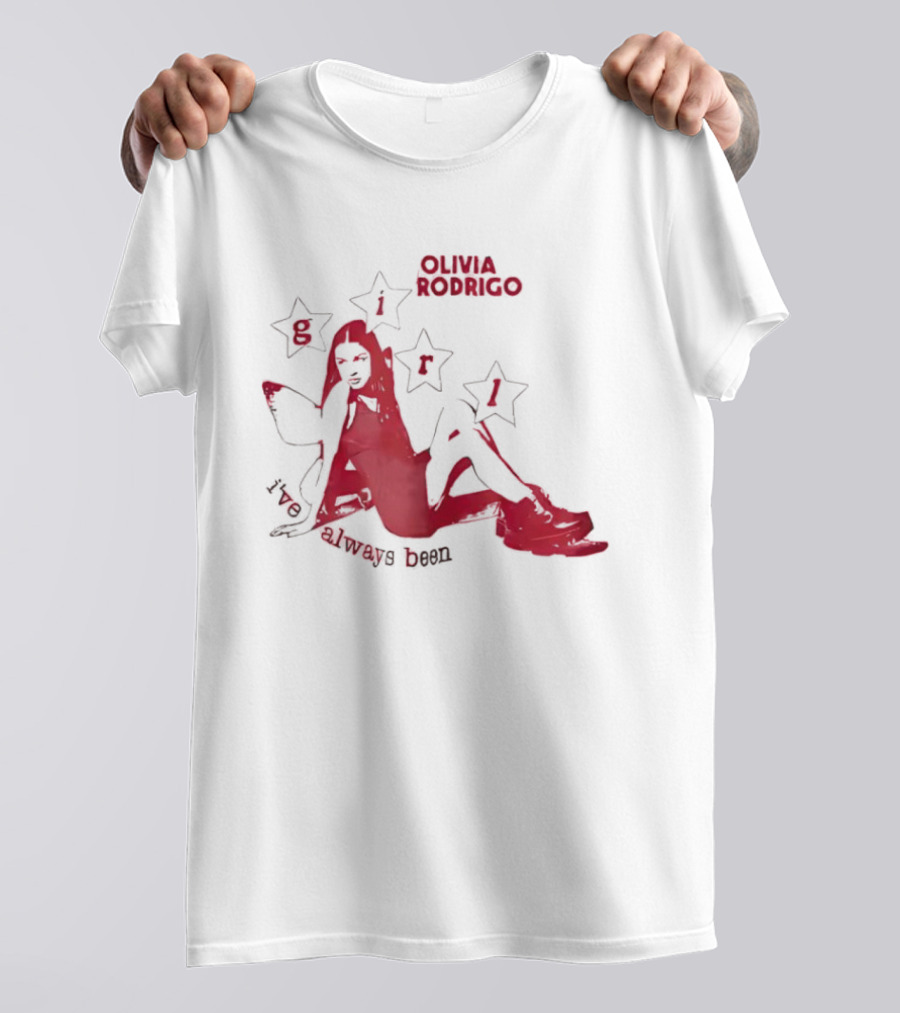 Olivia Rodrigo Girl I've Always Been Starry Illustration T-Shirt