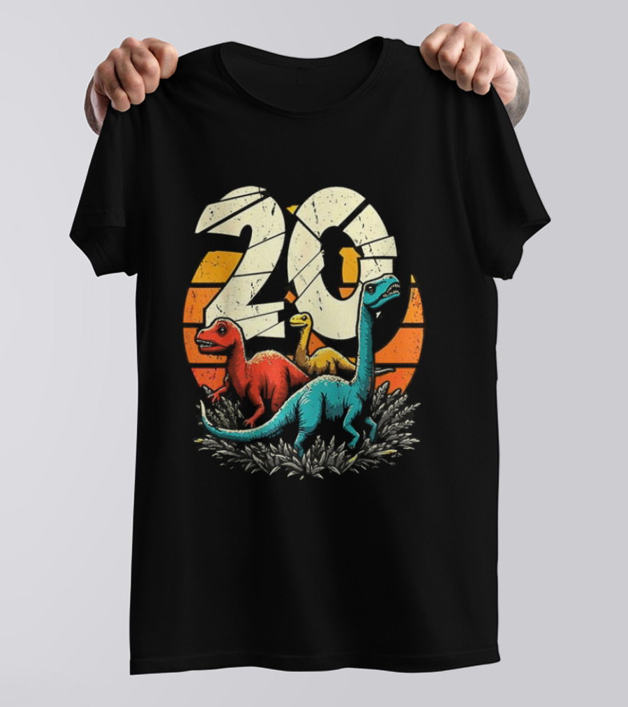 20 Year Old Dinosaur Prehistoric Times T-Shirt