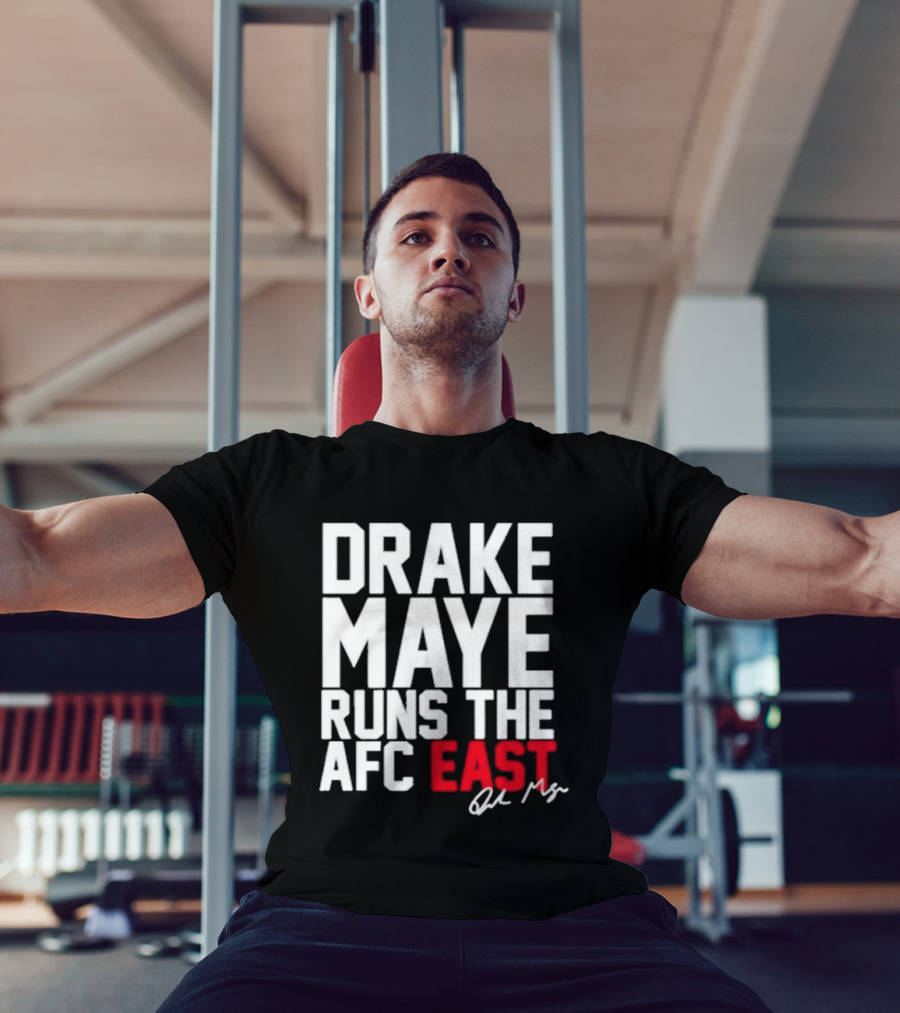 Drake Maye Runs The AFC East T-Shirt