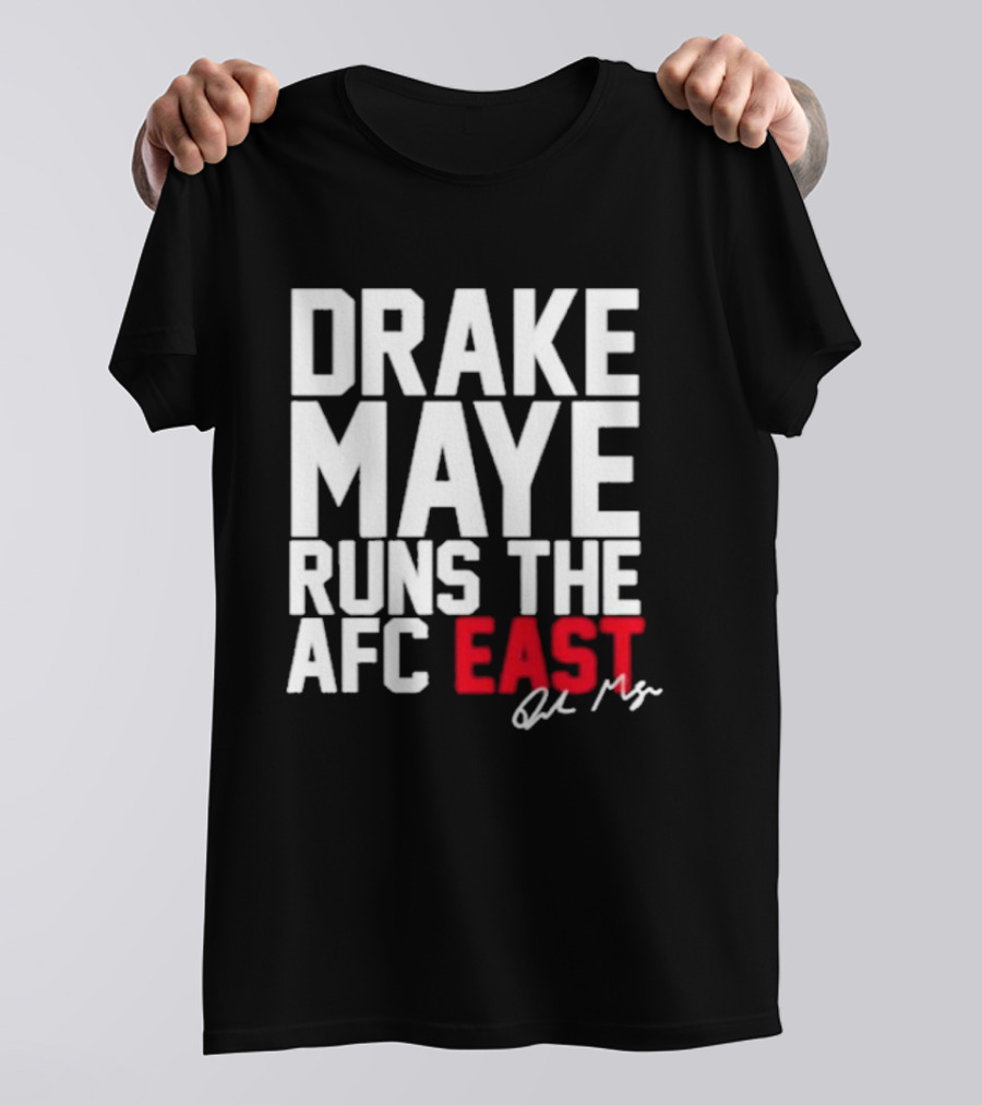Drake Maye Runs The AFC East T-Shirt