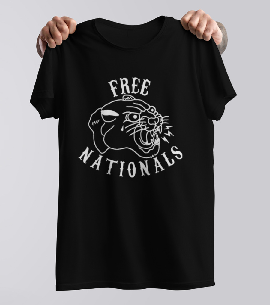 Free Nationals Panther Roaring T-Shirt
