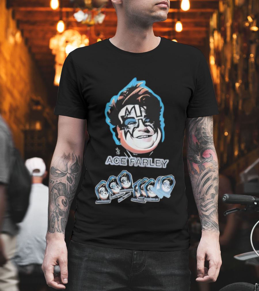 Fat Ace Farley Kiss Funny Legend T-Shirt