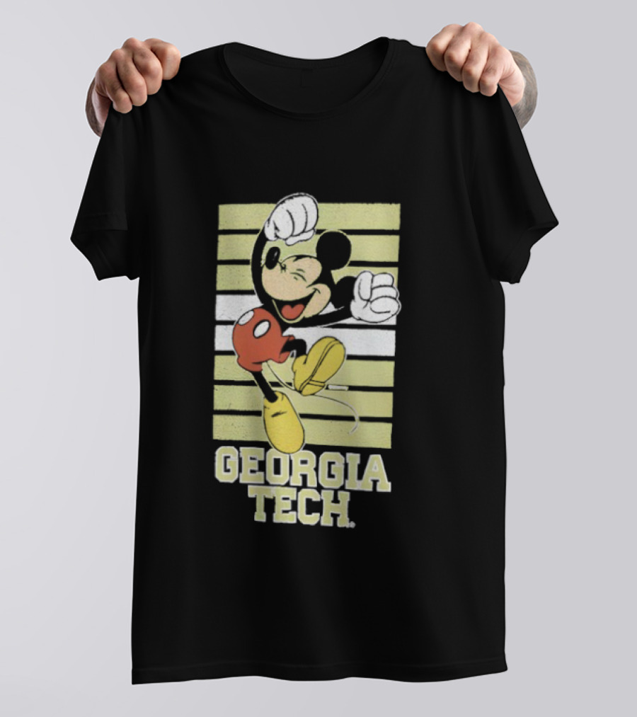 Georgia Tech Yellow Jackets Mickey Mouse T-Shirt