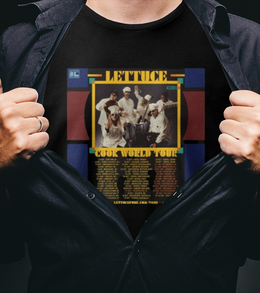 Lettuce Cook World Tour 2026 Cities And Dates Retro Band T-Shirt