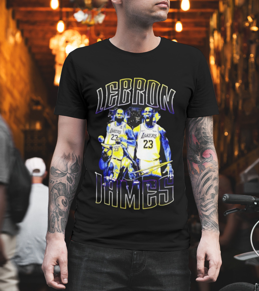 LeBron James Los Angeles Lakers NBA Basketball Legends 23 T-Shirt