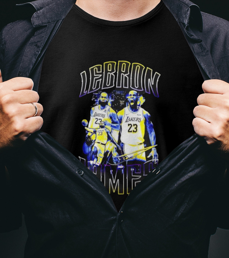 LeBron James Los Angeles Lakers NBA Basketball Legends 23 T-Shirt
