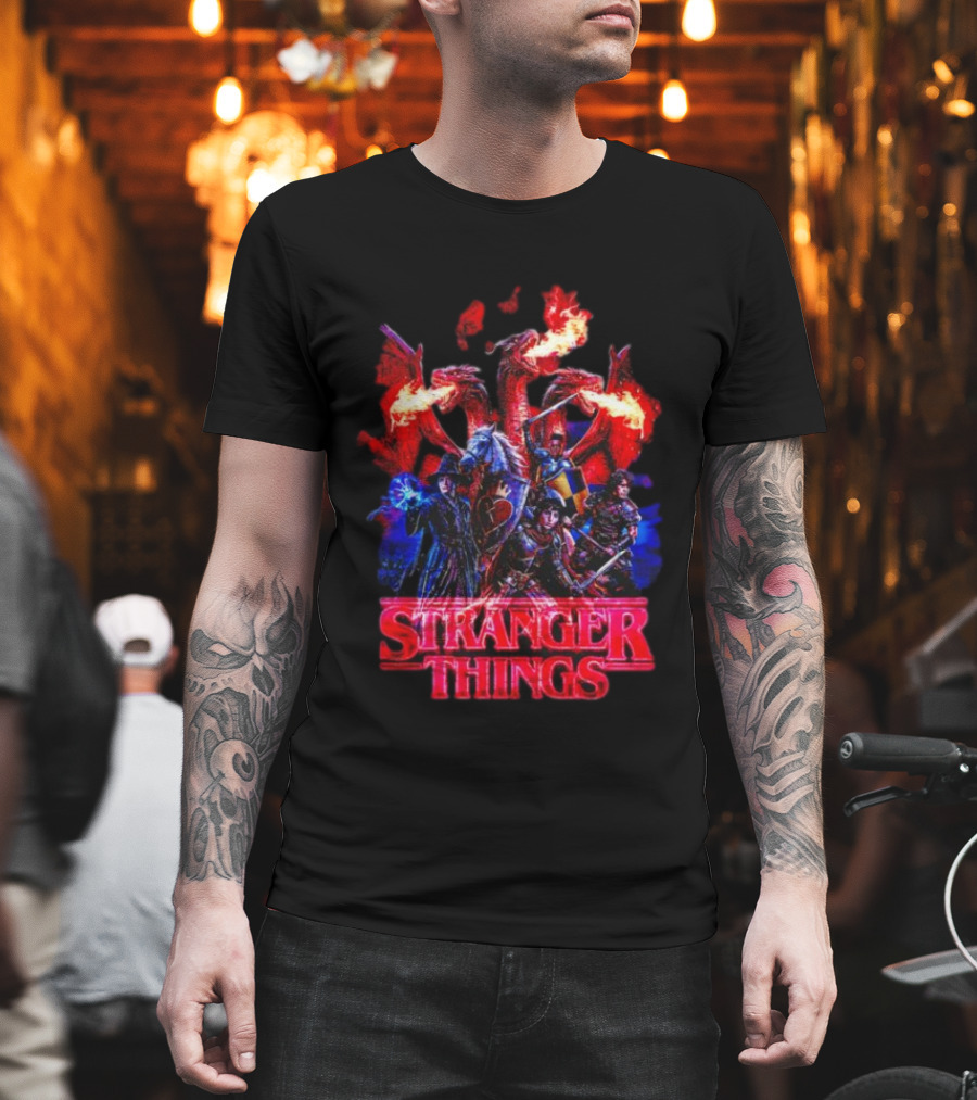 Stranger Things Dragon Fantasy Adventure T-Shirt