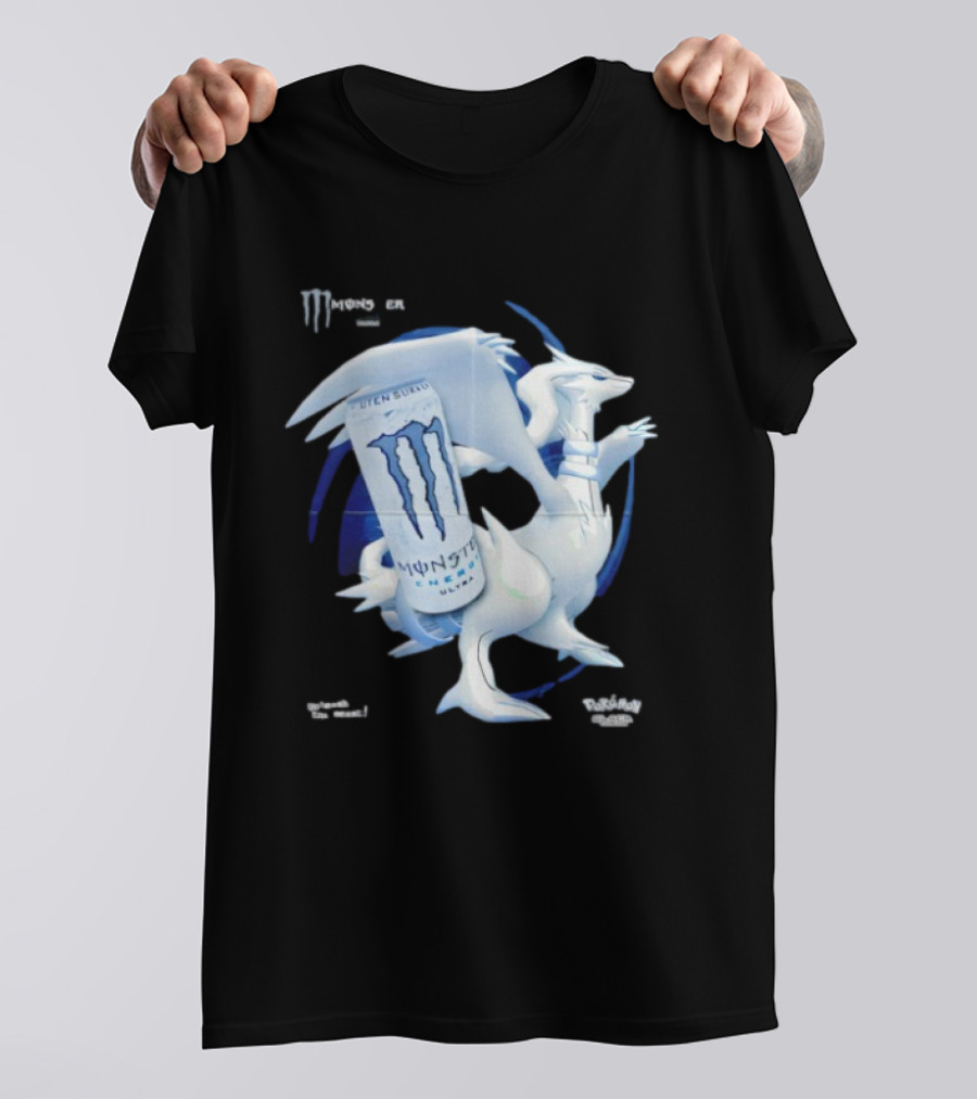 Monster Energy Ultra Reshiram Pokémon Black Unleash The Beast T-Shirt