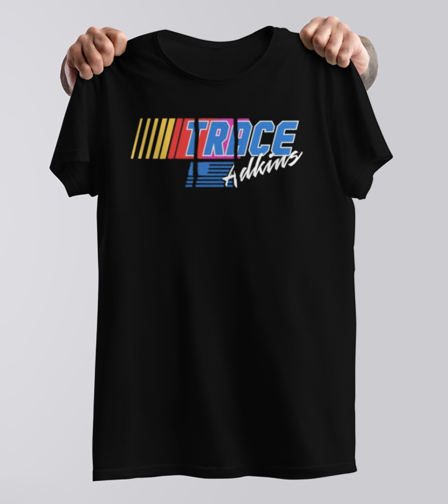 Trace Adkins USA Flag Racing T-Shirt