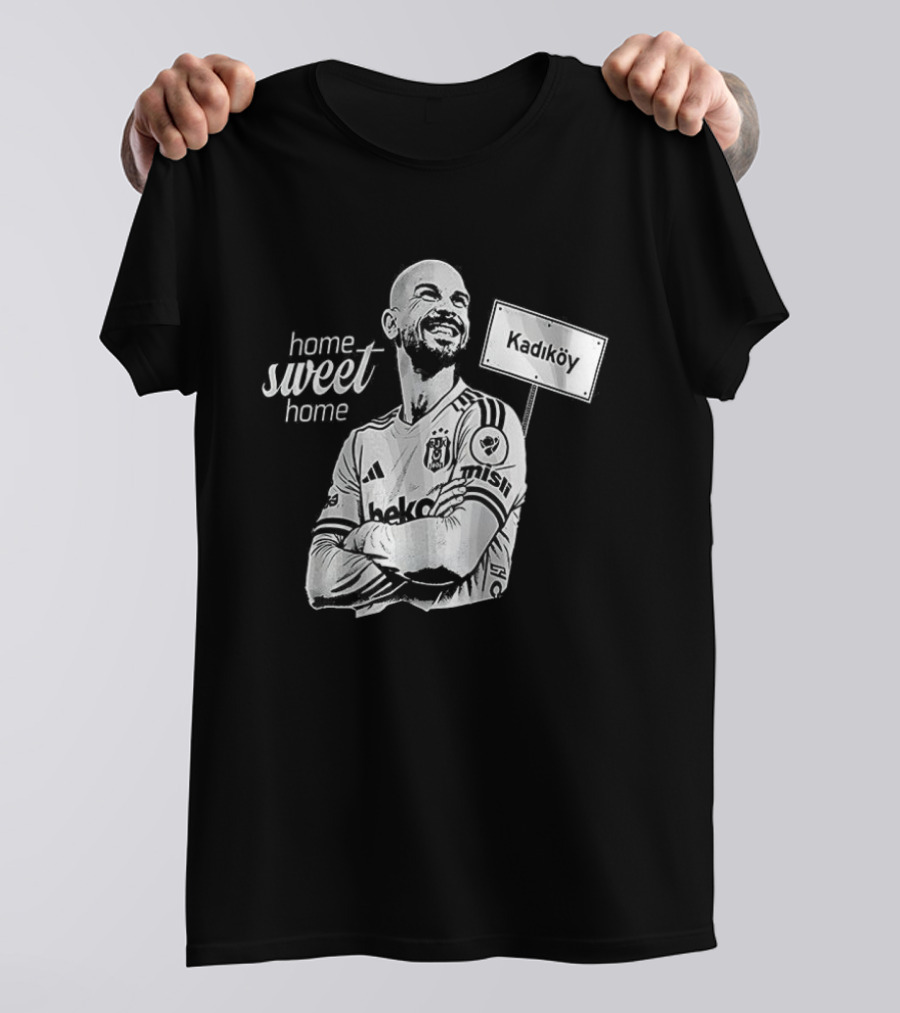 Václav Černý Home Sweet Home Football Flag Concept T-Shirt