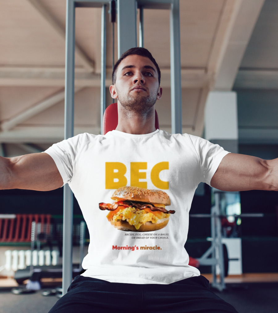 BEC Bacon Egg Cheese Choice Bagel Bread T-Shirt