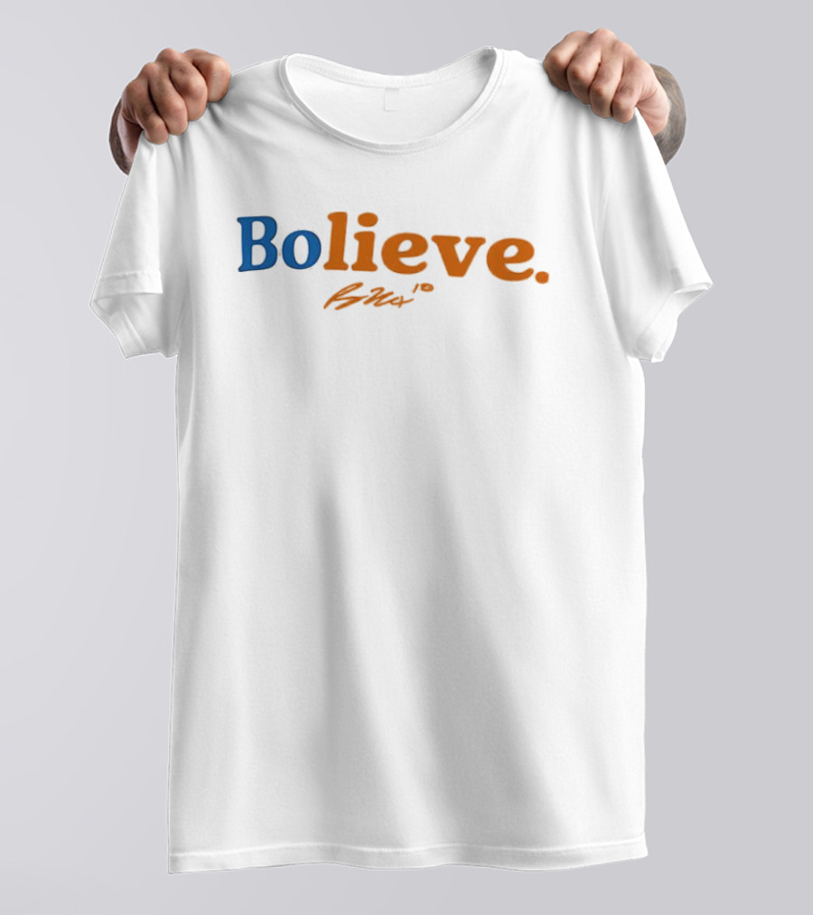 Denver Broncos Bolieve Signature Orange Blue T-Shirt
