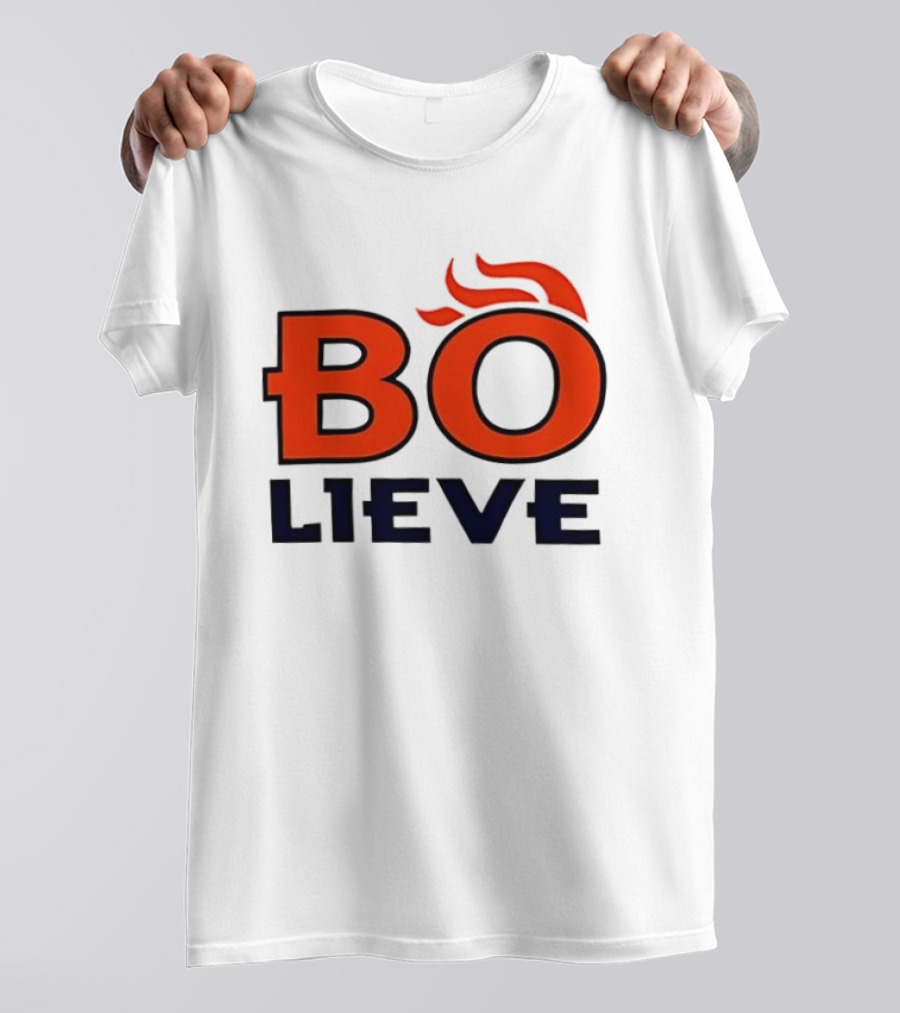 Bo Lieve Denver Broncos Flame T-Shirt