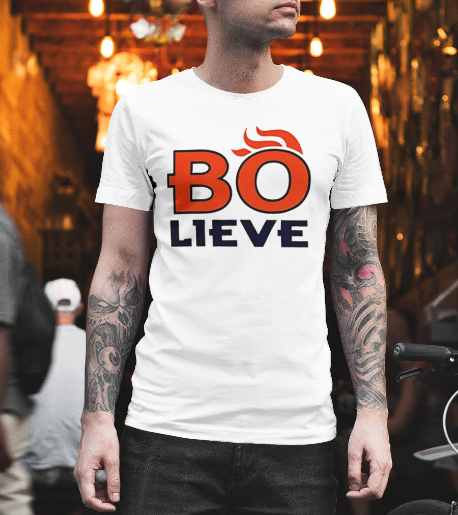 Bo Lieve Denver Broncos Flame T-Shirt