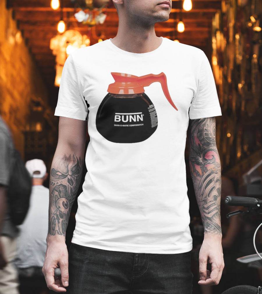 Bunn Coffee Pot Bunn O Matic Corporation Classic Orange Handle T-Shirt