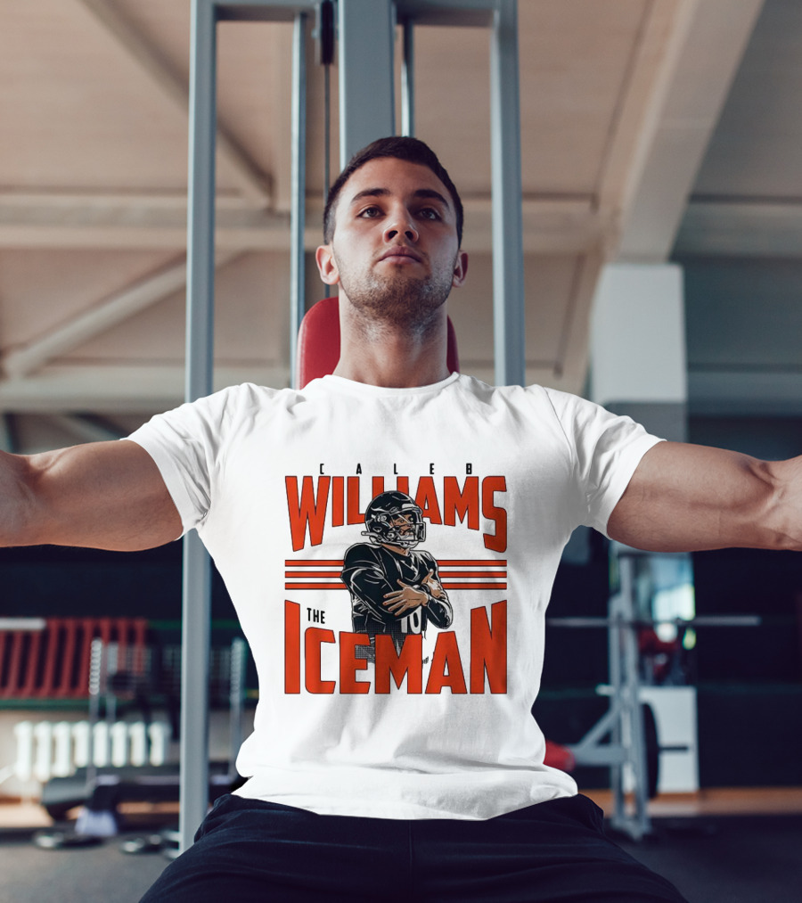 Caleb Williams The Iceman Celebration Number 10 Football Sportswear T-Shirt