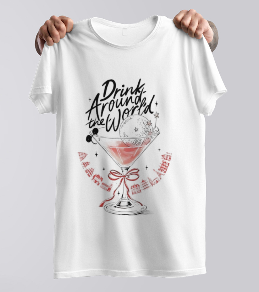Drink Around The World Graphic T-Shirt