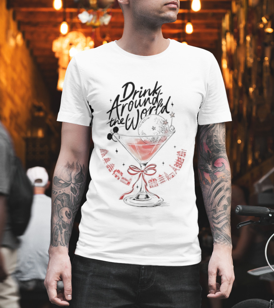 Drink Around The World Graphic T-Shirt