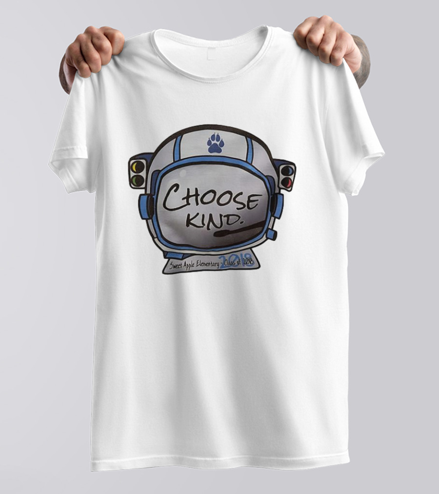 Sweet Apple Elementary Choose Kind Class Of 2018 Helmet T-Shirt