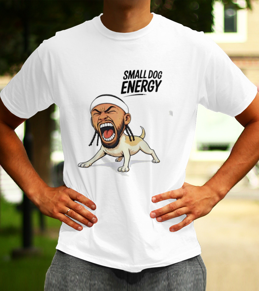 Chihuahua Small Dog Energy Funny Cartoon T-Shirt