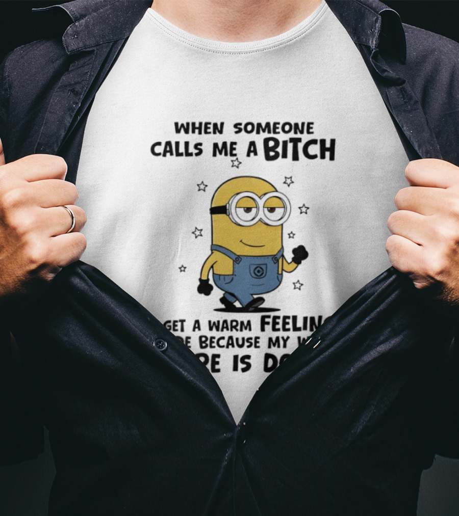 Minion Warm Feeling Accomplished Attitude T-Shirt