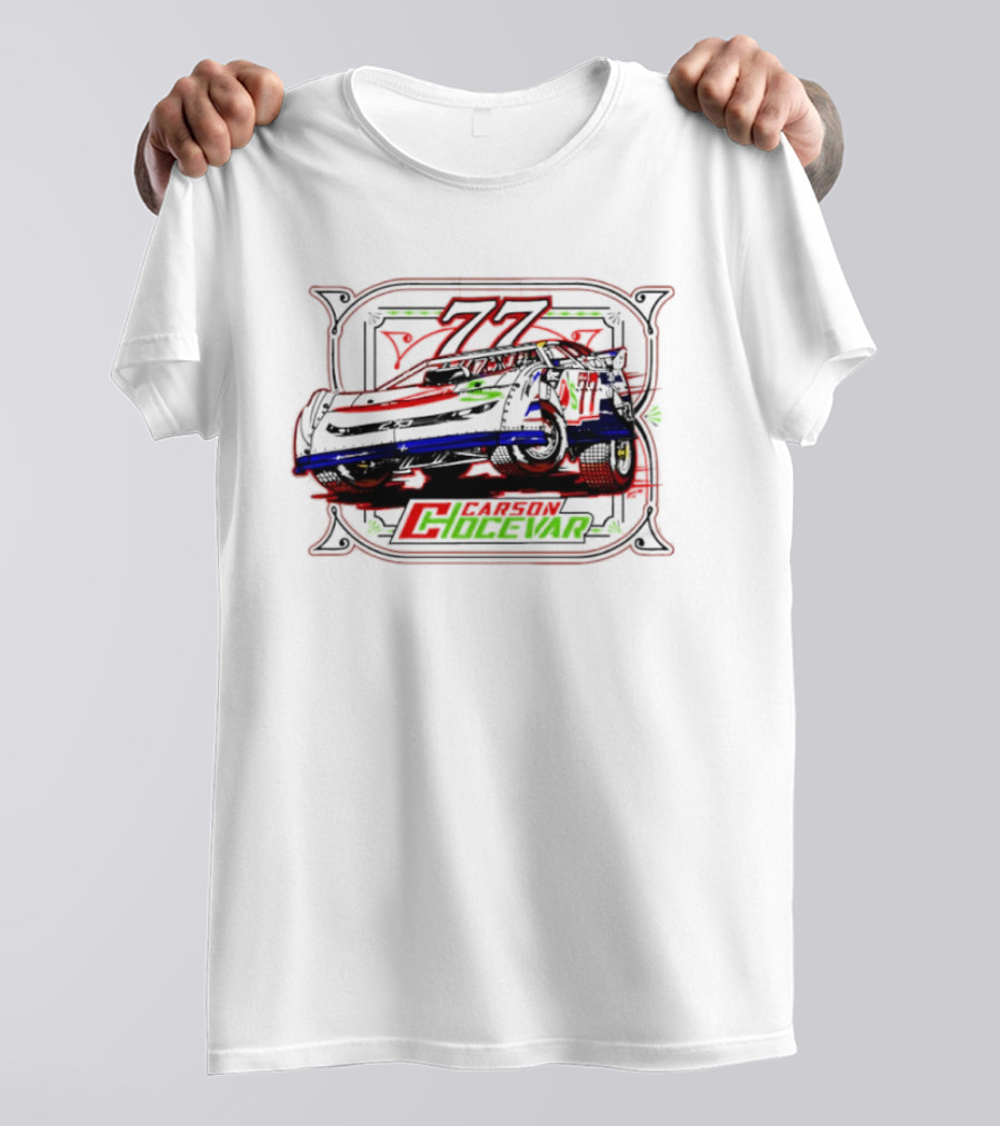 77 Carson Hocevar Spire Motorsports Chili's Dirt Racing T-Shirt