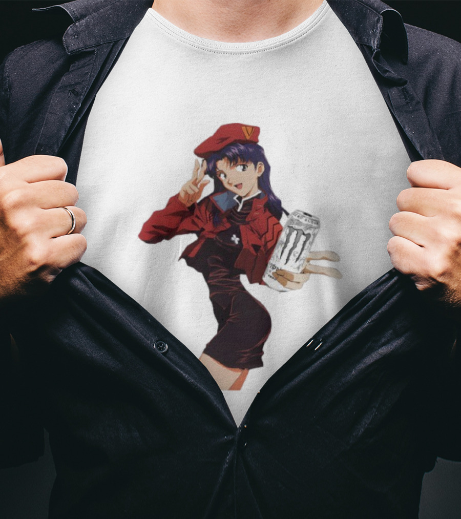 Misato Katsuragi Monster Energy Zero Sugar T-Shirt