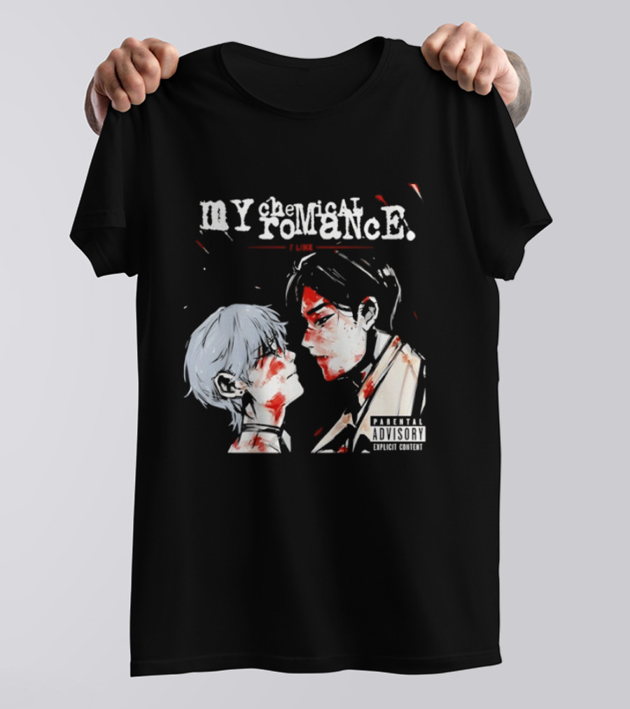 My Chemical Romance Alien Stage Ivan Till Explicit Content Warning T-Shirt