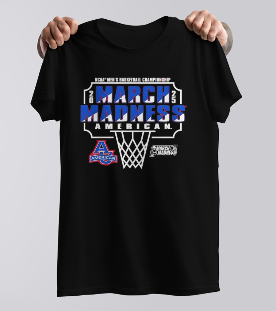 NCAA Men's Basketball Championship 2025 March Madness American University Bound T-Shirt