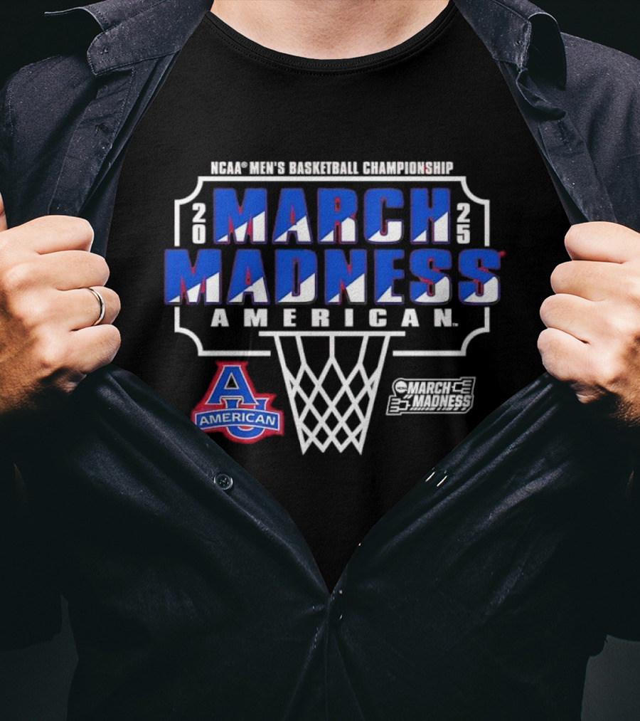 NCAA Men's Basketball Championship 2025 March Madness American University Bound T-Shirt