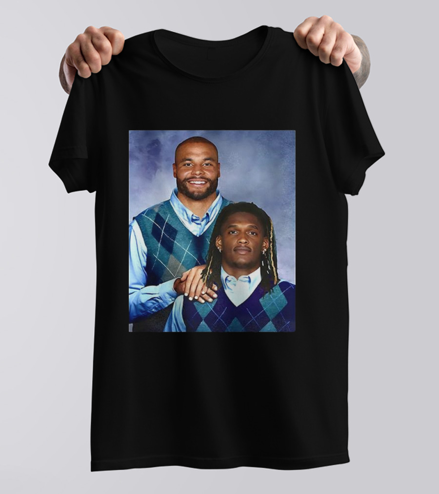 Dak Prescott Ceedee Lamb Dallas Cowboys Step Brothers NFL T-Shirt
