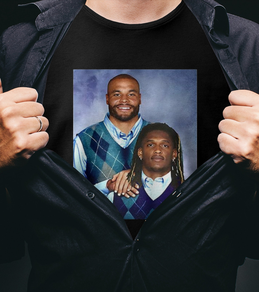 Dak Prescott Ceedee Lamb Dallas Cowboys Step Brothers NFL T-Shirt