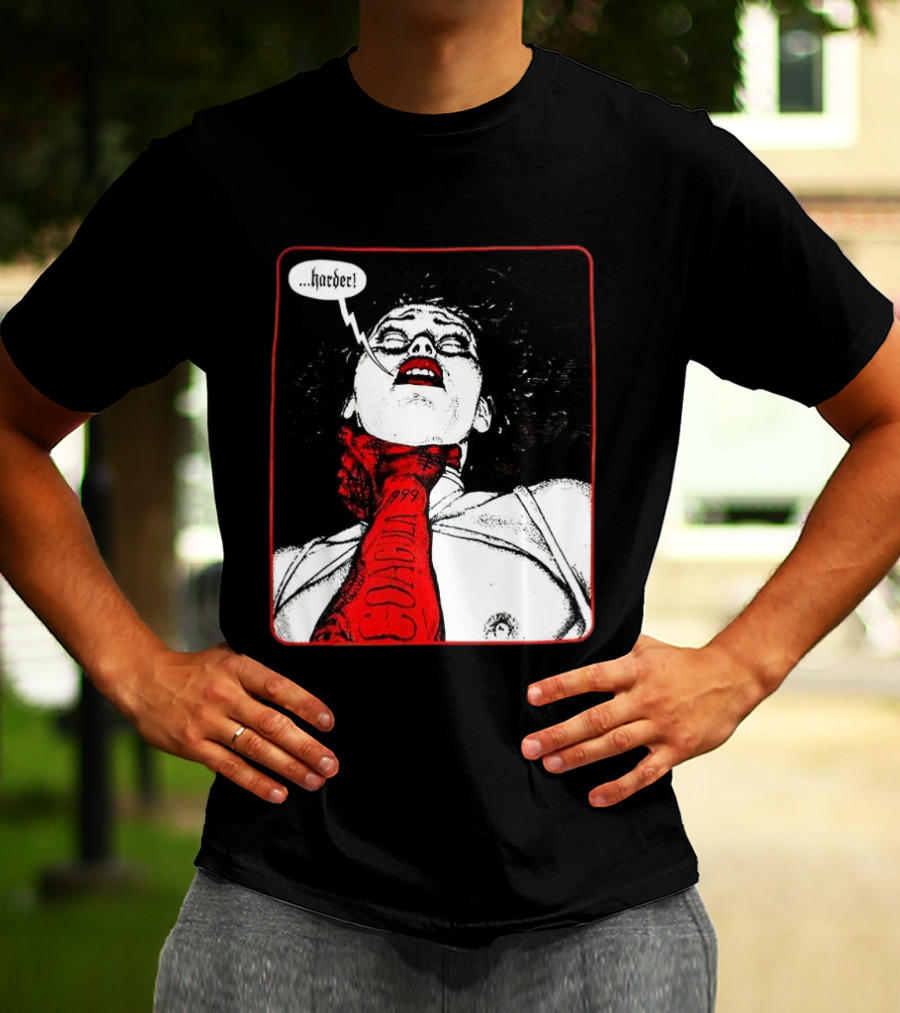 Punzadas De Fantasmas Mujer Con Corbata Rojo Cora 1999 Harder T-Shirt