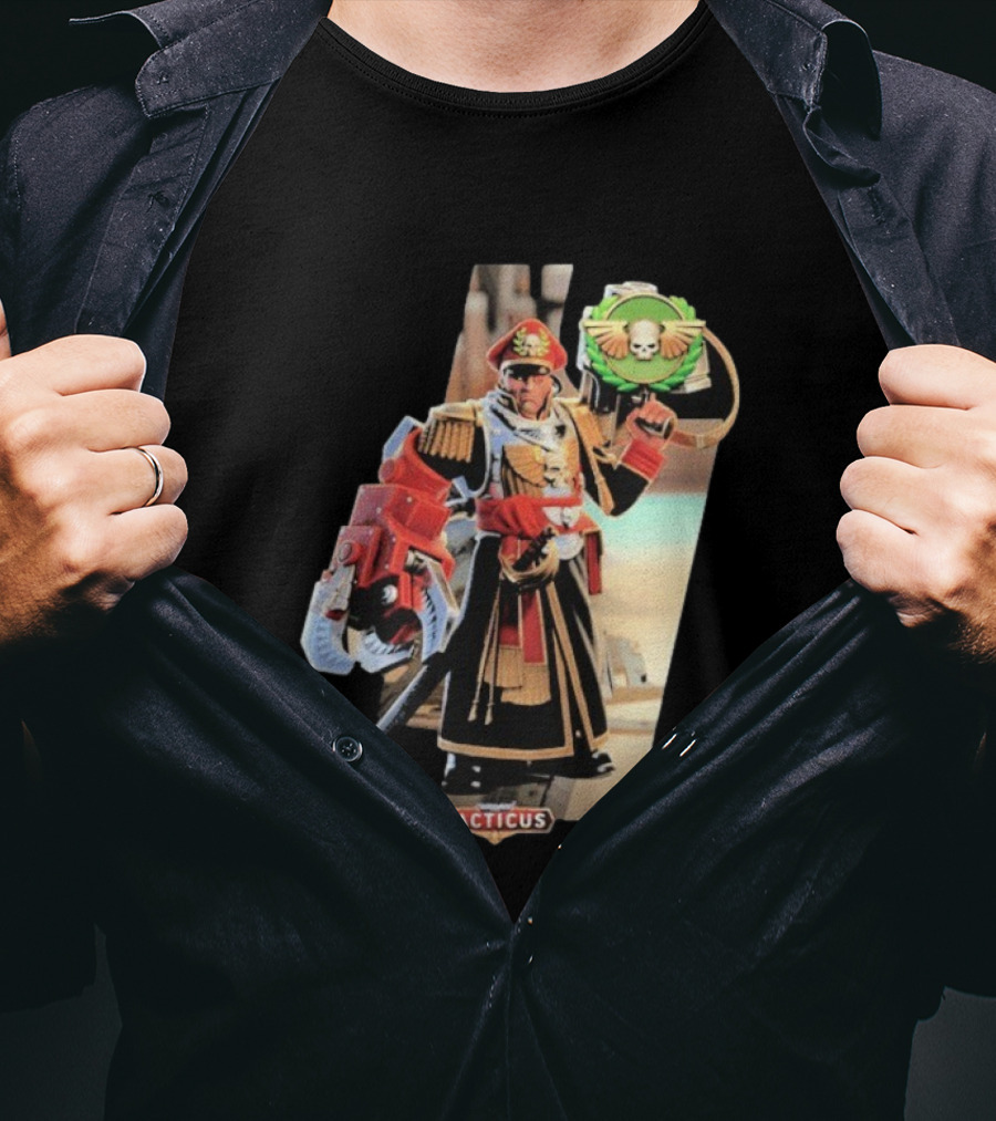 Warhammer 40 000 Tacticus Commissar Yarrick Iconic T-Shirt