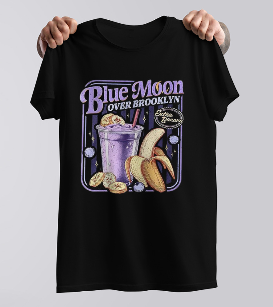Scott And Kip Blue Moon Over Brooklyn Extra Banana Smoothie T-Shirt