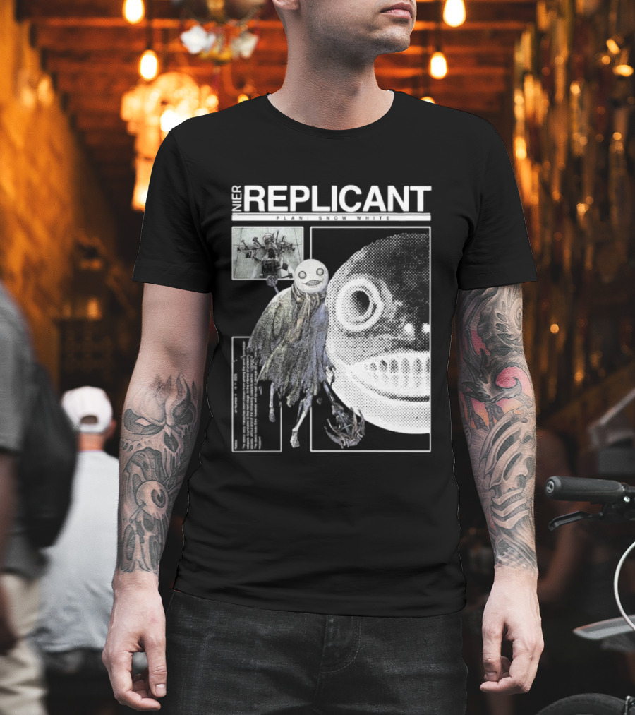 NieR Replicant Plant Snow White Character Illustration Iconic T-Shirt