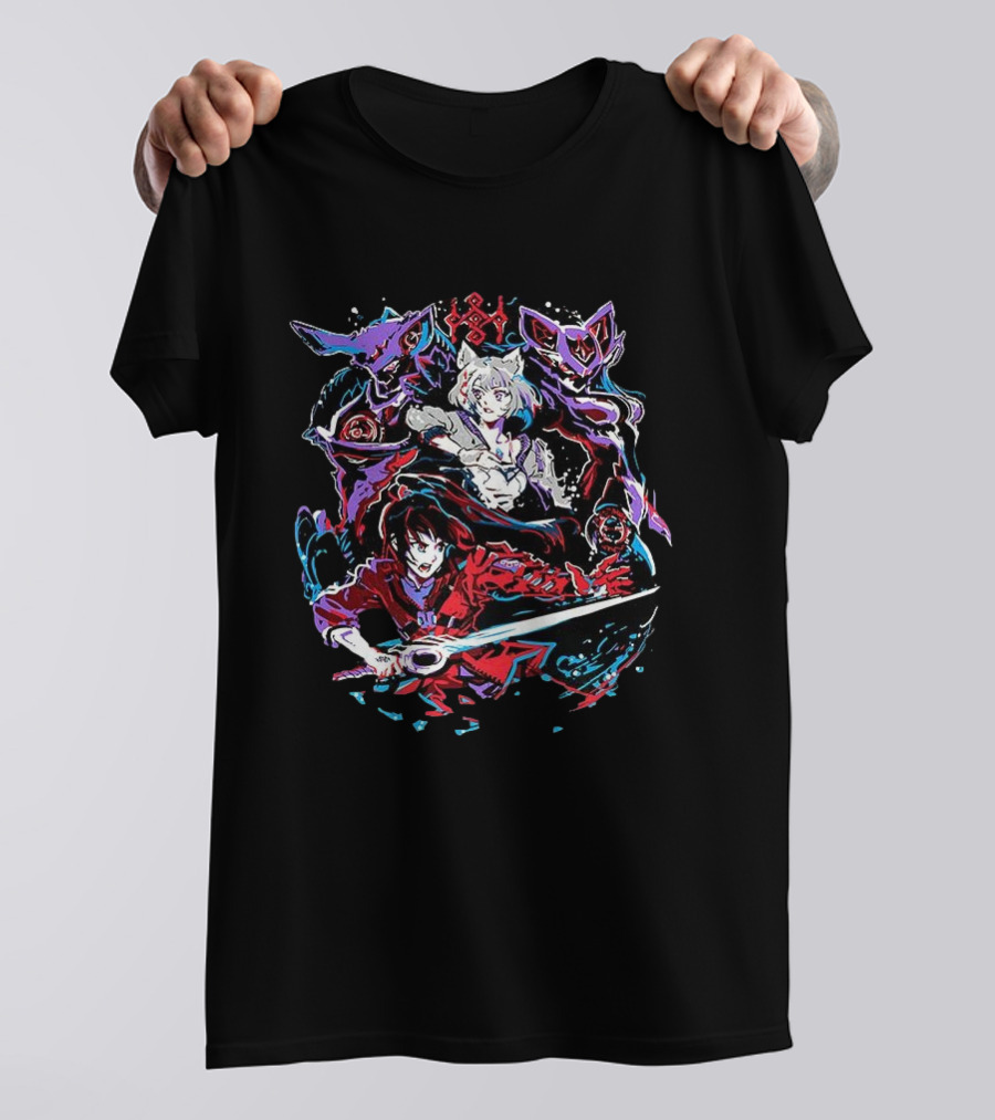 Noah And Mio Xenoblade Chronicles 3 Strangers In Arms Fanart Sword And Mecha T-Shirt