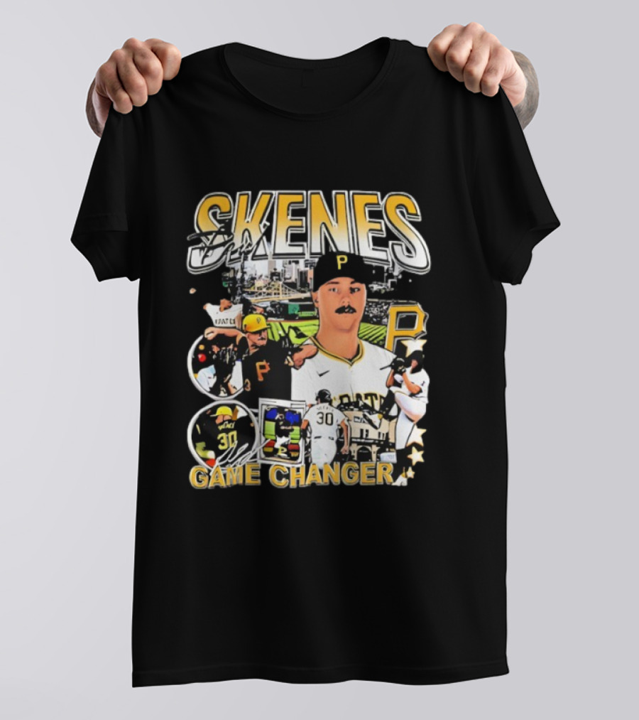 Skenes Pittsburgh Pirates Game Changer Vintage 30 T-Shirt