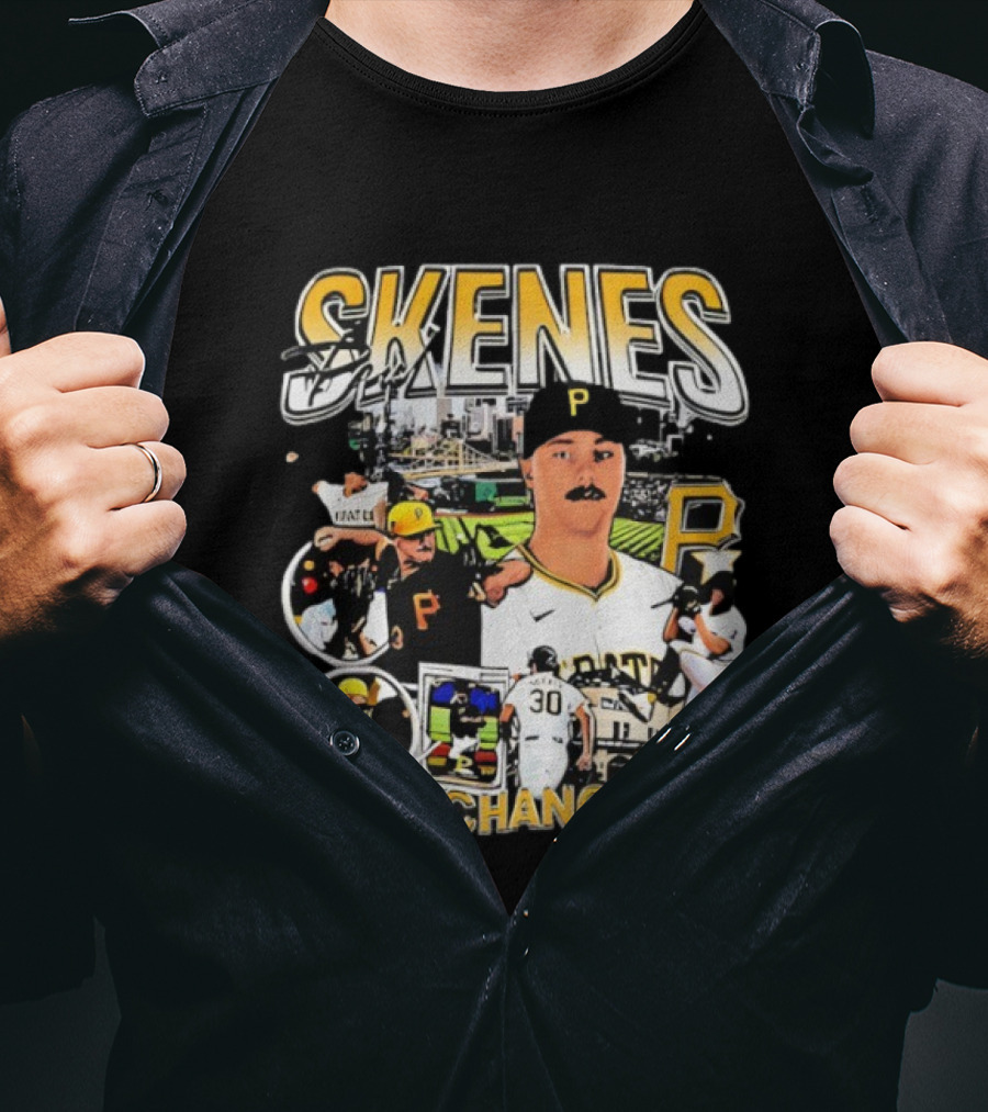 Skenes Pittsburgh Pirates Game Changer Vintage 30 T-Shirt