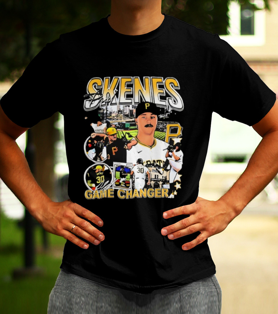 Skenes Pittsburgh Pirates Game Changer Vintage 30 T-Shirt