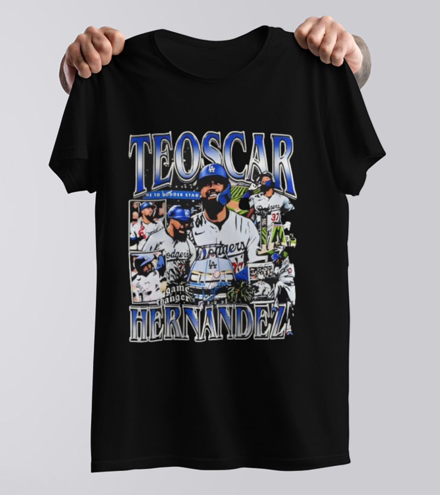 Teoscar Hernández Los Angeles Dodgers Game Changer Stadium T-Shirt