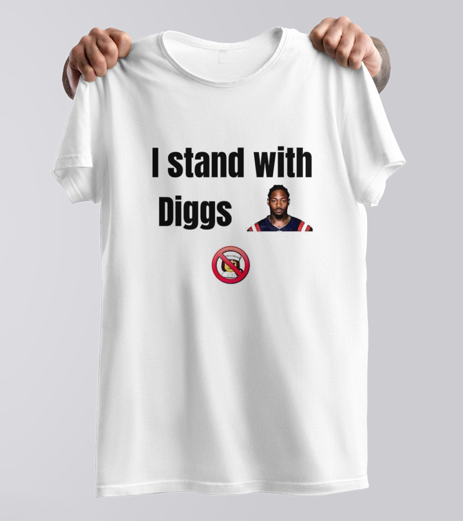 Stefon Diggs I Stand With Diggs 2023 Buffalo Football No Phones T-Shirt
