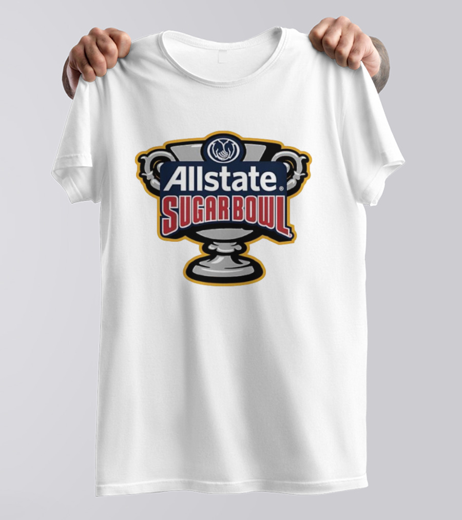 Allstate Sugar Bowl Trophy Iconic Championship Event T-Shirt