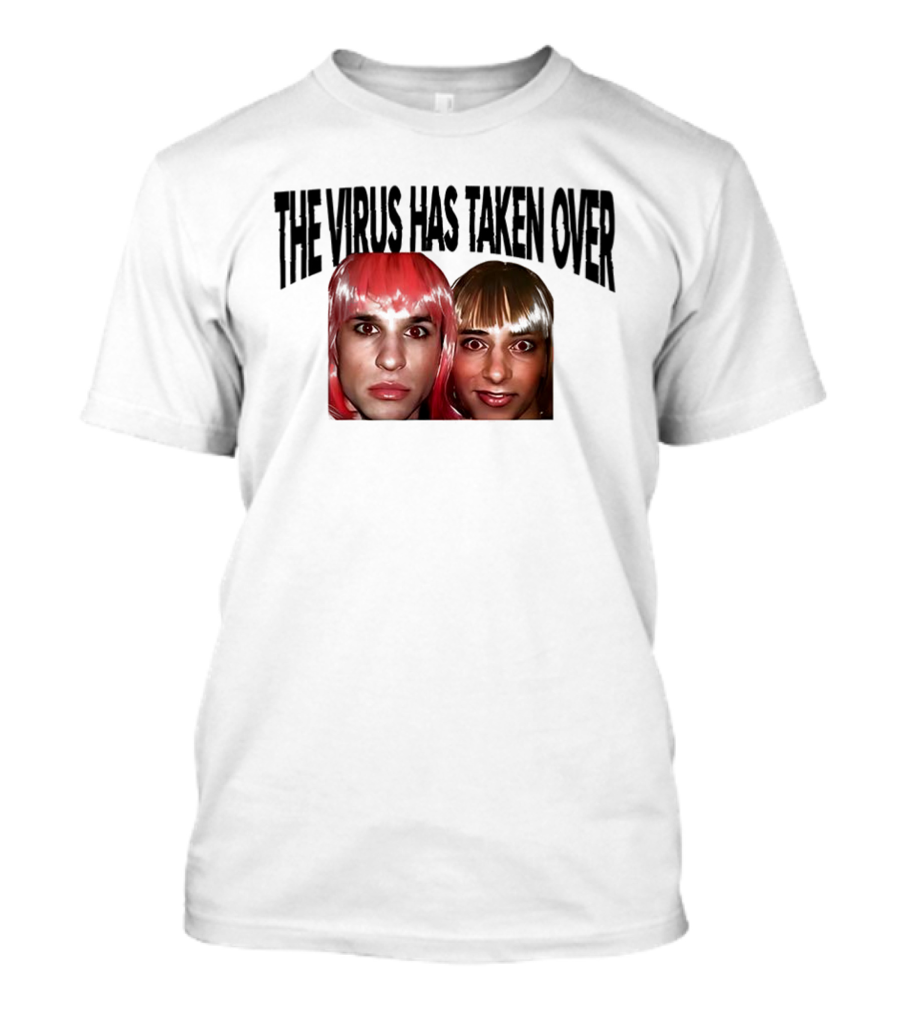 Martin And Hamzah Faces Virus Takeover T-Shirt