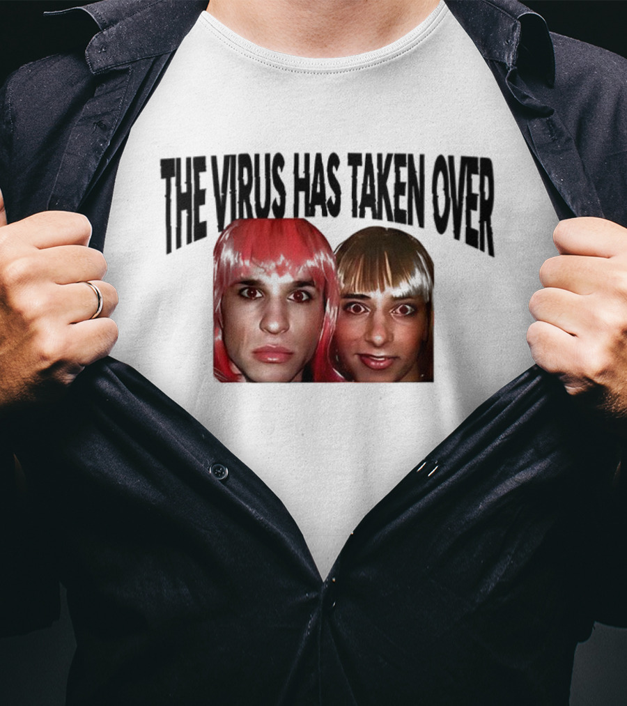 Martin And Hamzah Faces Virus Takeover T-Shirt